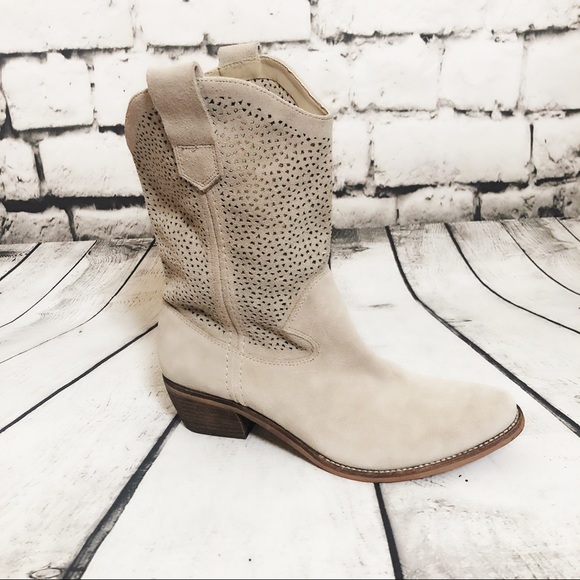 BCBGeneration Shoes - BCBGENERATION Suede Pl-Bastille Cowboy Boots 8